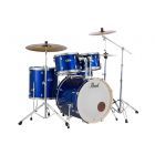 Pearl Export EXX 20" Drum Kit With Hardware & Cymbals - High Voltage Blue