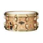 Tama Starclassic Walnut/Birch Gold Edition 14 x 6.5” Snare Drum - Gloss Natural Tamo Ash - 1