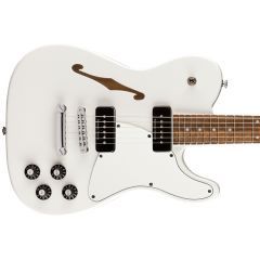Fender JA-90 Jim Adkins Thinline Telecaster Electric Guitar - White - Thumb