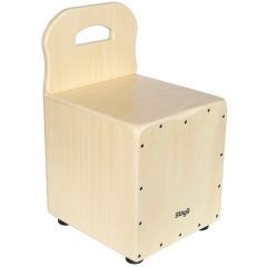 Stagg Kids Cajon With Backrest - Natural - Main