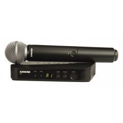 GEARDON Wireless Microphone System 4 Handheld Professional Fixed Frequency Channel Cordless Mics Set UHF Microphones With Rechargeable Receiver for Karaoke,Parties,Church,Speaker 