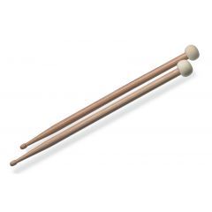 Stagg Combo Hickory 5A Stick - 30mm Round Felt Mallets - 1