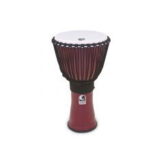 Toca Freestyle II Rope Tuned 14” Djembe With Bag - Dark Red