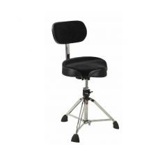 Gibraltar 9000 Motorcycle Drum Stool Throne With Backrest