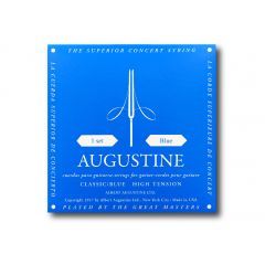 Augustine Blue Label Classical Guitar Strings - Regular Trebles - High Tension Basses - 0.28 - 0.45