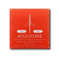 Augustine Red Label Classical Guitar Strings - Regular Trebles - Normal Tension Basses - 0.28 - 0.425