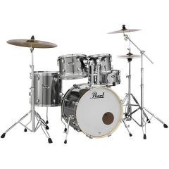 Pearl Export EXX 20" 5-Piece Drum Kit With Hardware & Cymbals - Smokey Chrome