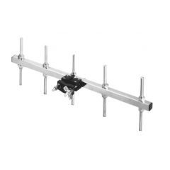 Gibraltar 20" 5 Post Accessory Bar With Clamp