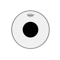 Remo 22" Controlled Sound Bass Drum Head - Clear With Black Dot