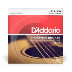 D'Addario EJEJ17-3D Phosphor Bronze Medium Acoustic Guitar Strings 3-Pack - 10 - 47