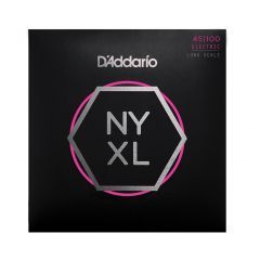 D'Addario NYXL45100 Regular Light  Nickel Wound Bass Guitar String Pack - 45-100