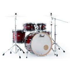 Pearl Decade Maple FUSION 22" 5-Piece Kit Including Snare & Hardware - Gloss Deep Red Burst