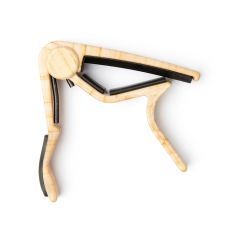 Dunlop Curved 6/12 String Acoustic Trigger Capo - Maple Finish - 1
