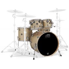 DW Performance Maple 20” 4-Piece Drum Shell Pack -  Gold Mist Lacquer - 