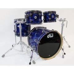 DW Collector’s Pure Maple 20” 4-Piece Drum Shell Pack - Blue Moonstone - 1
