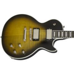 Epiphone Les Paul Prophecy Electric Guitar - Olive Tiger Aged Gloss - 1