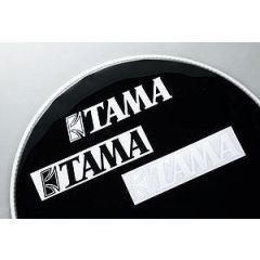 Tama Bass Drum Original Logo Sticker - White