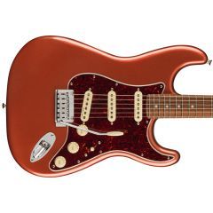 Fender Player Plus Stratocaster Electric Guitar - Pau Ferro Fingerboard - Aged Candy Apple Red - 1