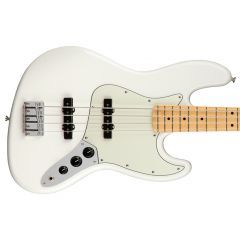 Fender Player Jazz Bass Guitar - Maple Neck - Polar White - 1