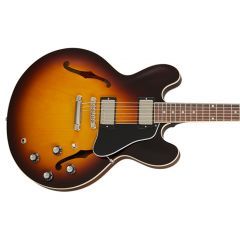 Gibson ES-335 Satin Electric Guitar - Satin Vintage Burst - 1