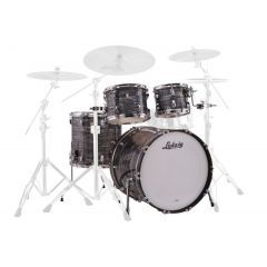 Ludwig Classic Oak Mod 22” 4-Piece Drum Shell Pack - Vintage Black Oyster