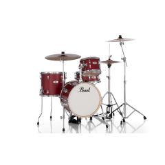 Pearl Midtown Drum Kit including Stands - Matte Red