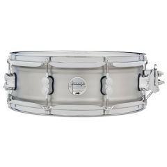 PDP by DW Concept 14 x 5" Dual Beaded Aluminium Snare Drum - Natural Satin Brushed - 1