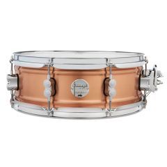 PDP by DW Concept 14 x 5" Dual Beaded Copper Snare Drum - Natural Satin Brushed - 1