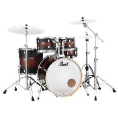 Pearl Decade Maple 22" 5-Piece Fusion Drum Kit Including Snare & Hardware - Satin Brown Burst - 1