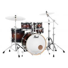 Pearl Decade Maple 22” 5-Piece Rock Kit Including Snare & Hardware - Satin Brown Burst