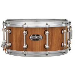Pearl StaveCraft Makha With Thai Oak 14 x 6.5" Snare Drum - Natural Maple Finish - 1