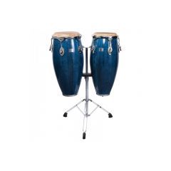 Performance Percussion 10" & 11" Congas Including Stand - Blue