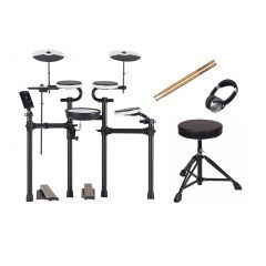 Roland TD-02KV V-Drums Electronic Drum Kit Bundle Deal