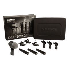 Shure DMK57-52 4-Piece Drum Microphone Kit - 1