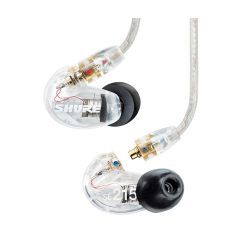 Shure SE215 PRO Professional Sound Isolating Earphones - Clear - 1