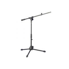 Stagg MIS2004BK Low Profile Microphone Stand With Telescopic Boom