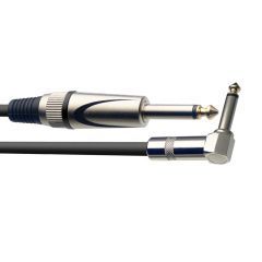 Stagg Deluxe 6M/20FT High Quality Instrument Cable - Straight-to-Angled