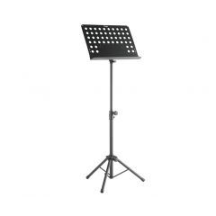 Stagg Basic Orchestral Music Stand With Metal Music Rest - Black