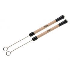 Stagg Wood Handled Telescopic Wire Brushes - 1