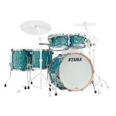 Tama Starclassic Walnut/Birch 5-Piece Drum Shell Pack - Turquoise Pearl - 1