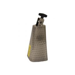 Tycoon Hand Hammered Brushed Chrome Cowbell - 9 Inch