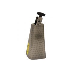 Tycoon Hand Hammered Brushed Chrome Cowbell - 9 Inch (Large)