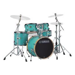Yamaha Stage Custom 22” 5-Piece Drum Kit With Hardware - Matte Surf Green 