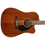 Fender CD-60SCE All-Mahogany Classic Design Electro Acoustic Steel-String Guitar 