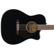 Fender CC-60SCE Concert Electro Acoustic Guitar - Black